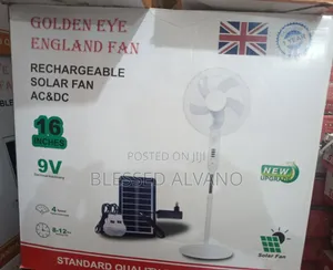 Golden Eye England Solar Fan