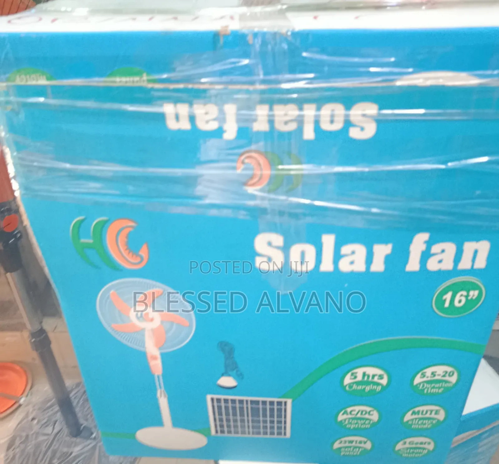 Hc Solar Standing Fan(16 Inch