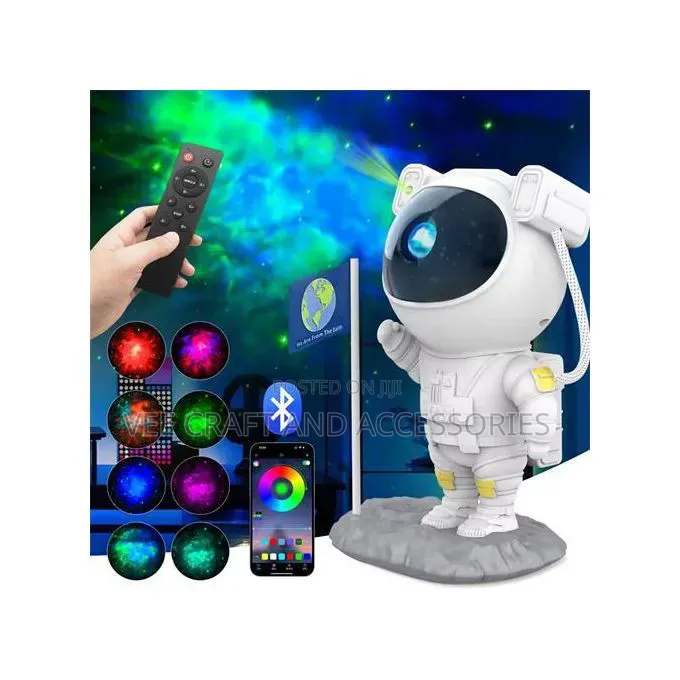 Starry Sky Projector Night Light Astronaut Space With Remote Control