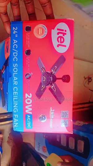 Affordable Itel 24" Ac/Dc Ceiling Fan 80% Energy Saving Enugu Nigeria