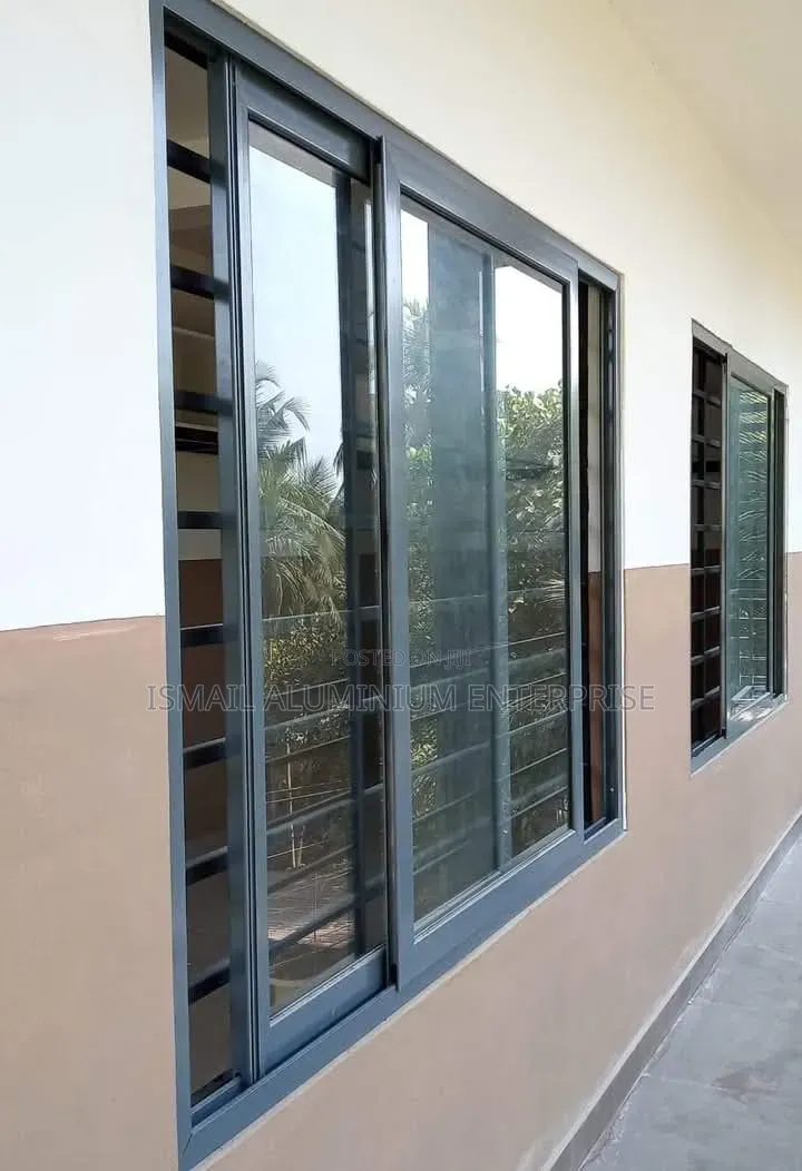 Aluminum Casement Window With Burglary