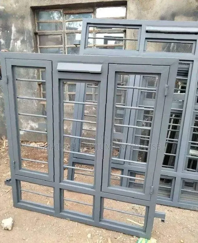 Aluminum Casement Window With Burglary