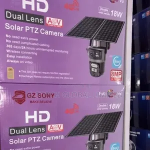 Gz Sony 8mp Dual Lens Solar Ptz Camera,