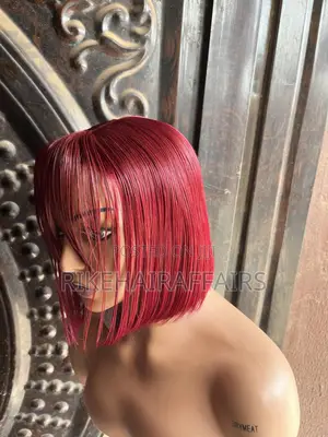 Vietnam Bone Straight Bob Wig (10 Inches) – Fringe/Center Part