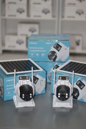 V380 Max 4g Dual Lens Solar PTZ Mini Outdoor Camera