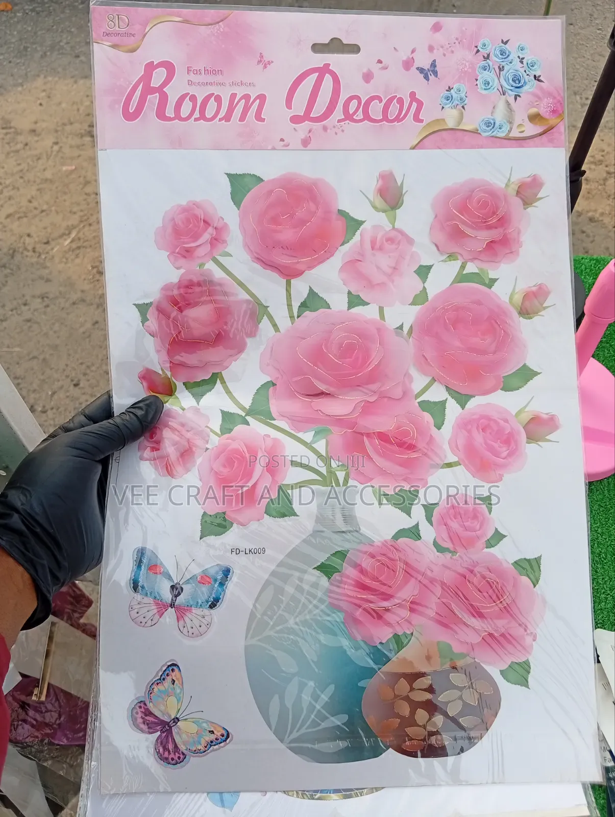 5d Flower Design Wall Deco