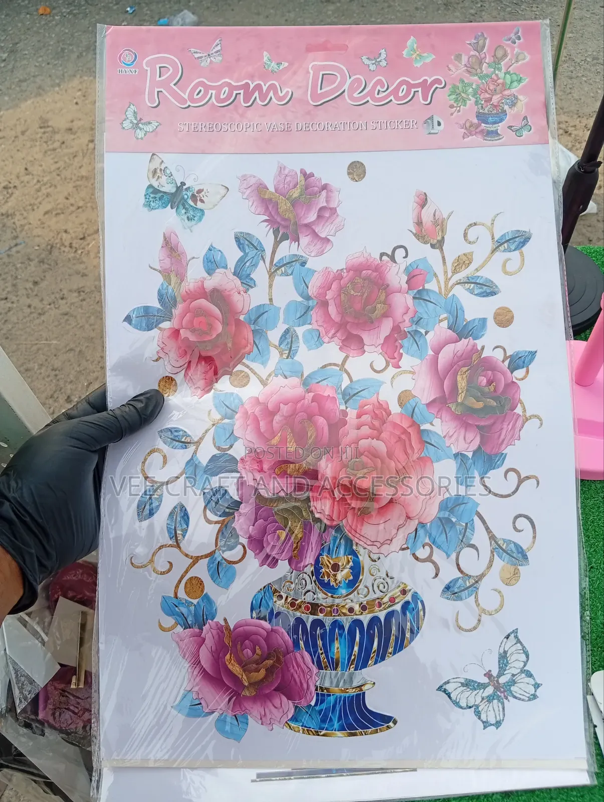 5d Flower Design Wall Deco