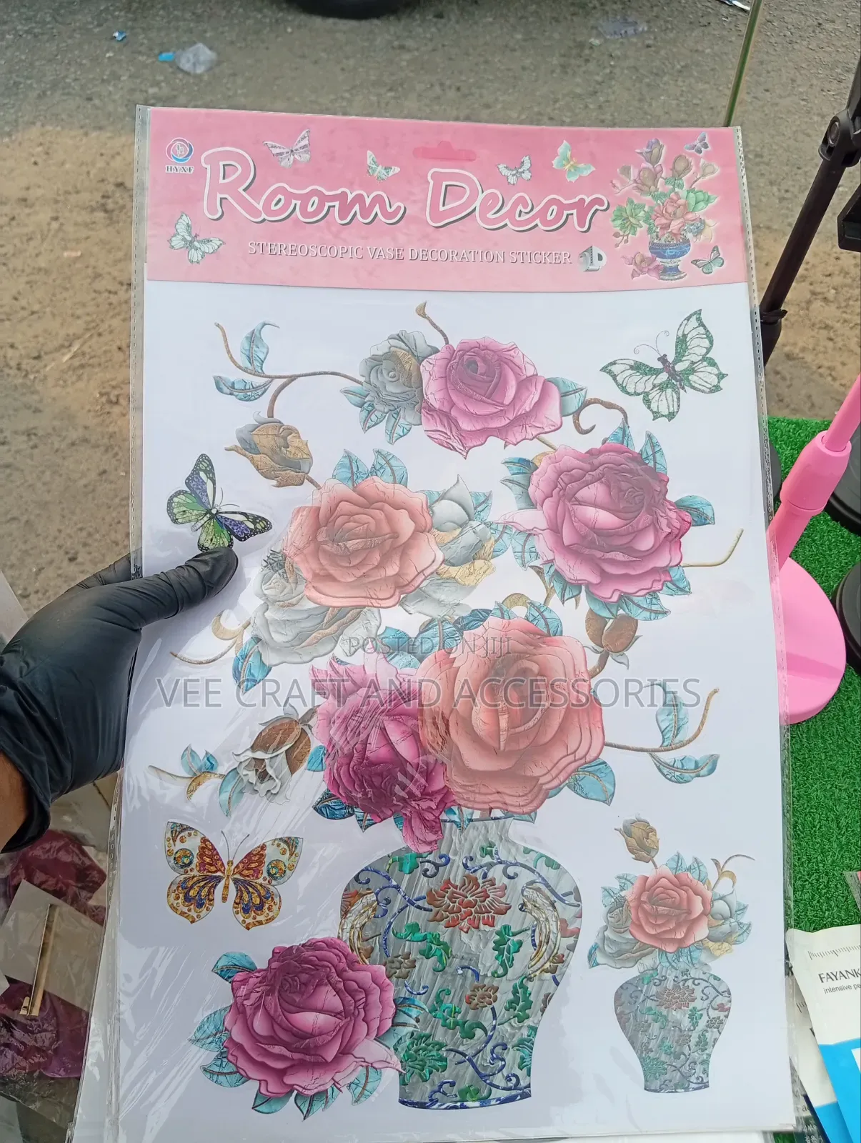 5d Flower Design Wall Deco