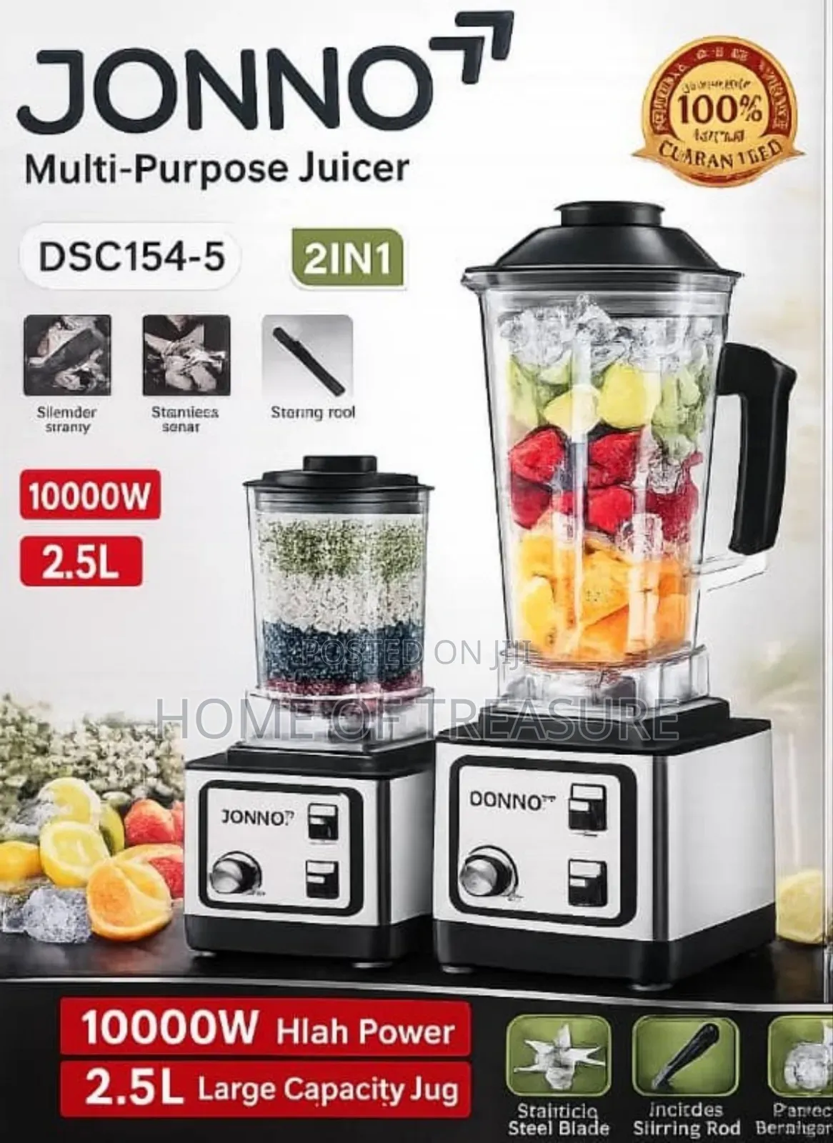 2-in-1 Jonno Multi-Purpose Juicer Model: Dsc154-5