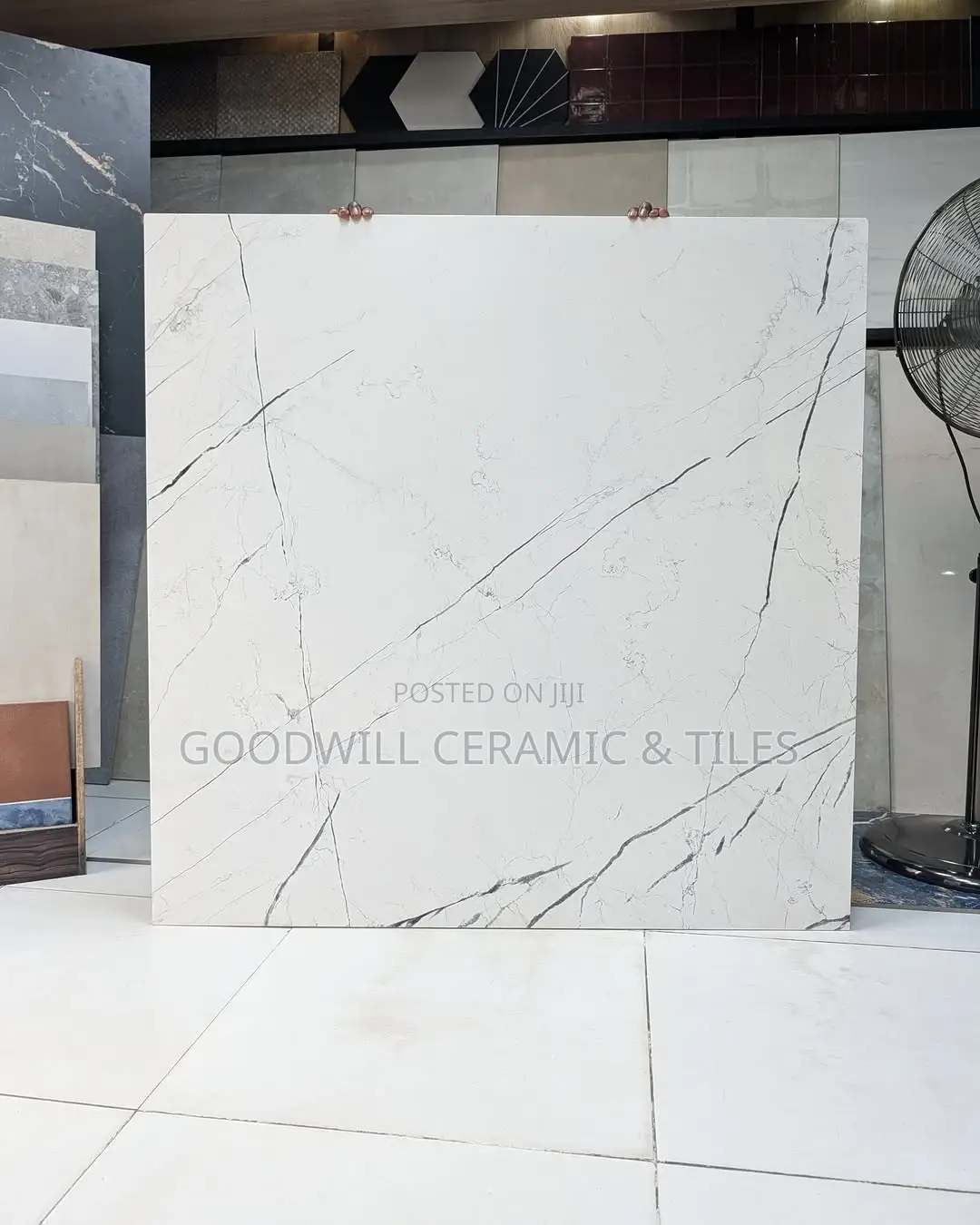 Sahara White Glossy Porcelain 60x60cm