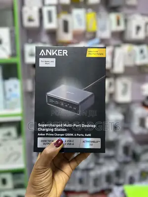 Anker Prime 6 Ports 200w Supercharged Gan Desktop Charging Station