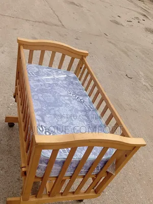 Imported Kiddies/Toddlers Cot With Wheels and Brand New Mattress