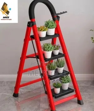4-step Foldable Steel Ladder