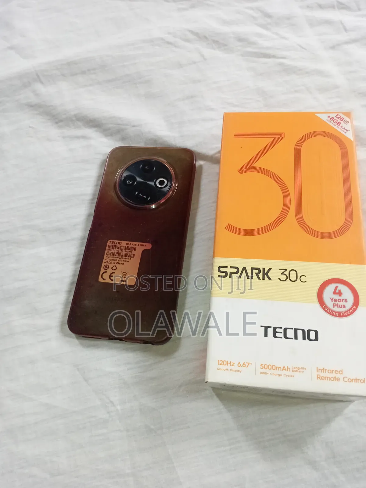 Tecno Spark 30C 128 GB Black
