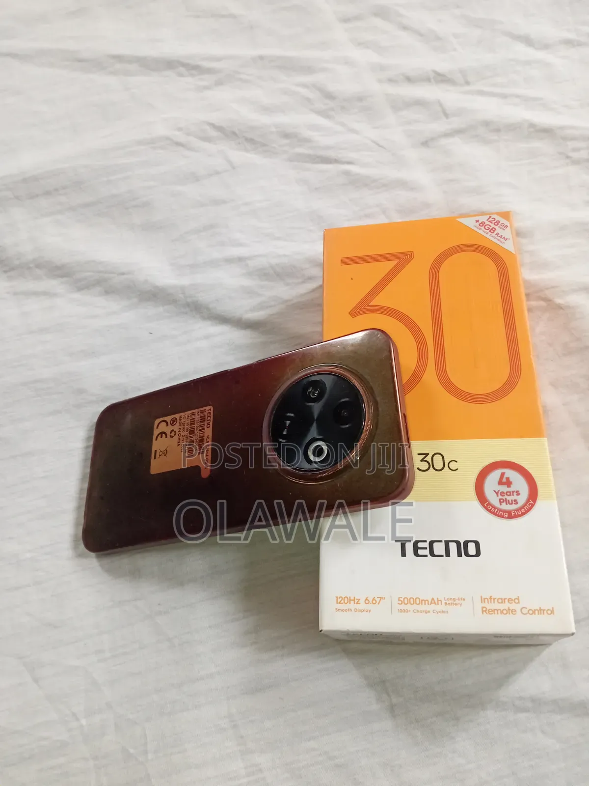 Tecno Spark 30C 128 GB Black