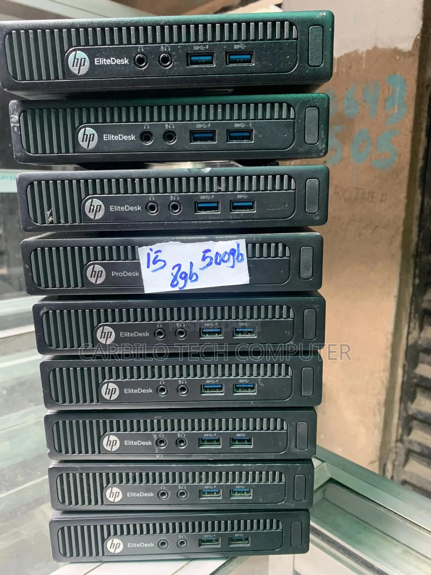 Desktop Computer HP EliteDesk 800 8GB Intel Core i5 HDD 640GB