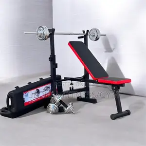 50kg Box Dumbbell With Weight Bench