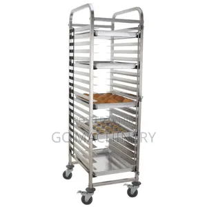 15 Trays Bread Trolley