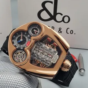Jacob Co Rubber Strap Watch