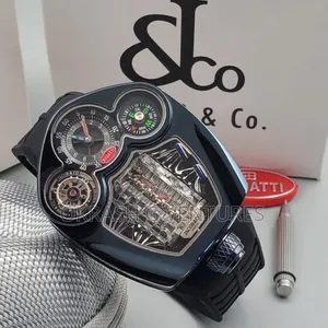 Jacob Co Rubber Strap Watch