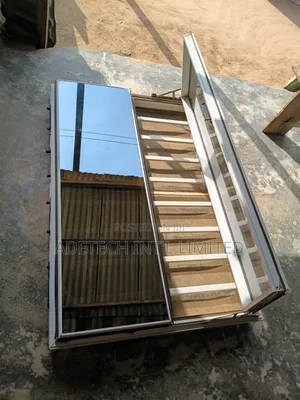 Premium Aluminium Frameless Transom Window With Net and Burglary
