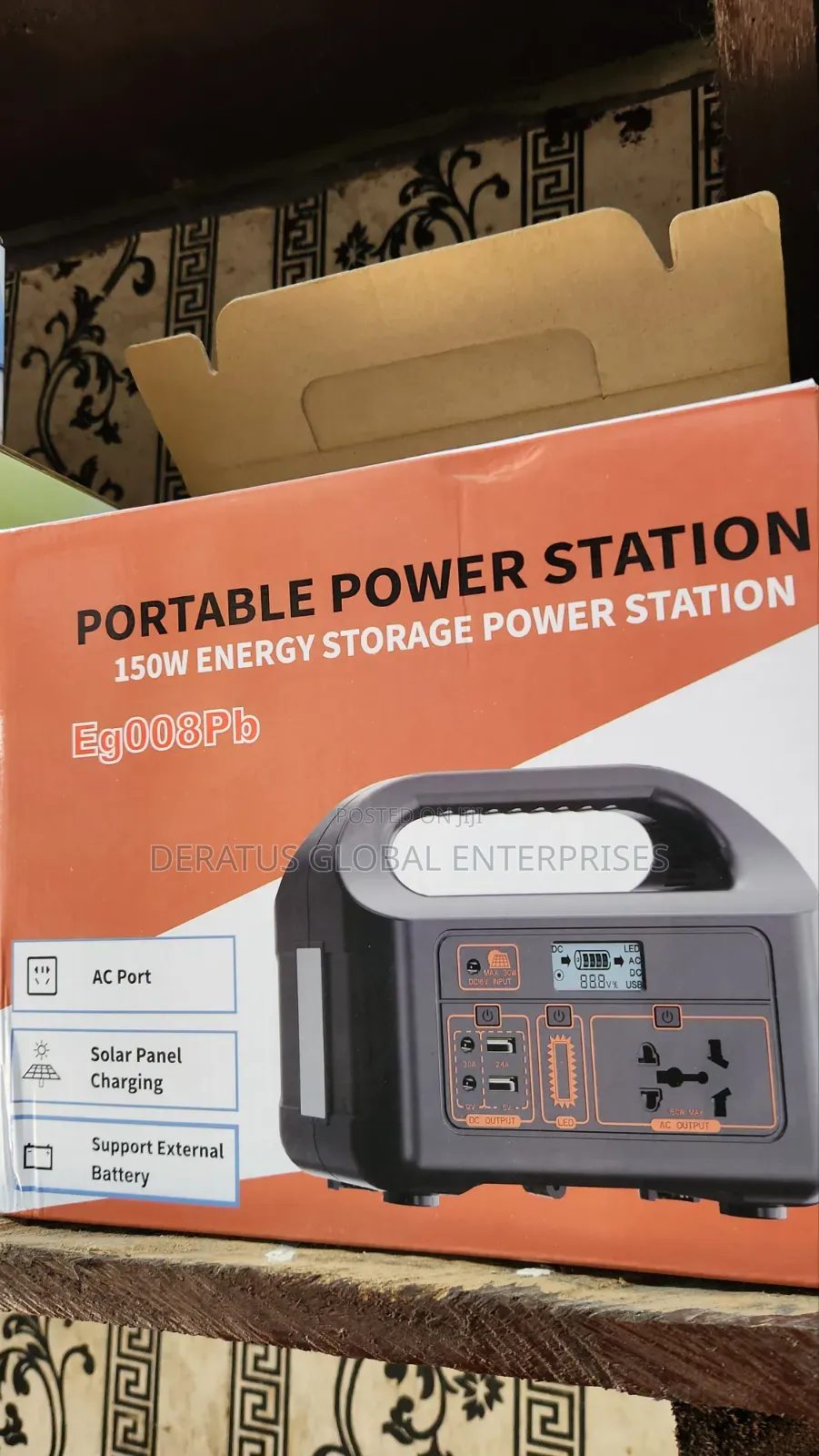 Powerful Solar Generator With 60w Mono Solar Panel