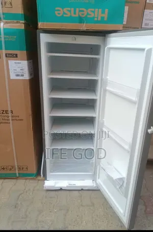 Original Hisense Low Voltage Upright Freezer 300litters Sliver Color
