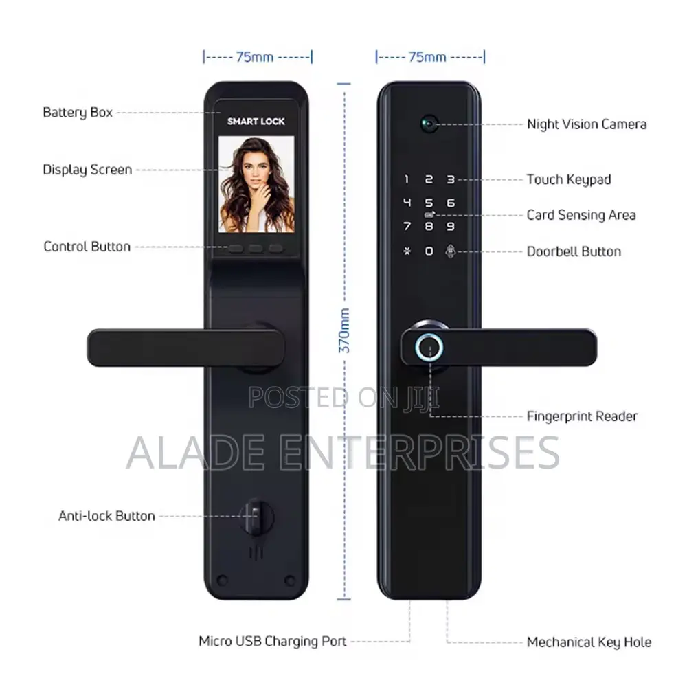 Camera Digital Door Viewer Function Smart Digital Door Lock