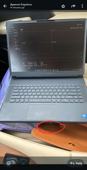 Laptop Alienware Area-51 32GB Intel Core Ultra 9 SSD 1T