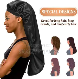 Long Silk Bonnet