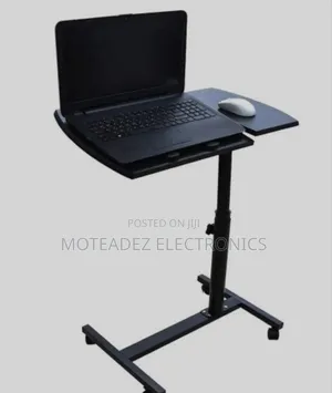 Heavy Duty Foldable & Adjustable Laptop/Presentation Table With Wheels