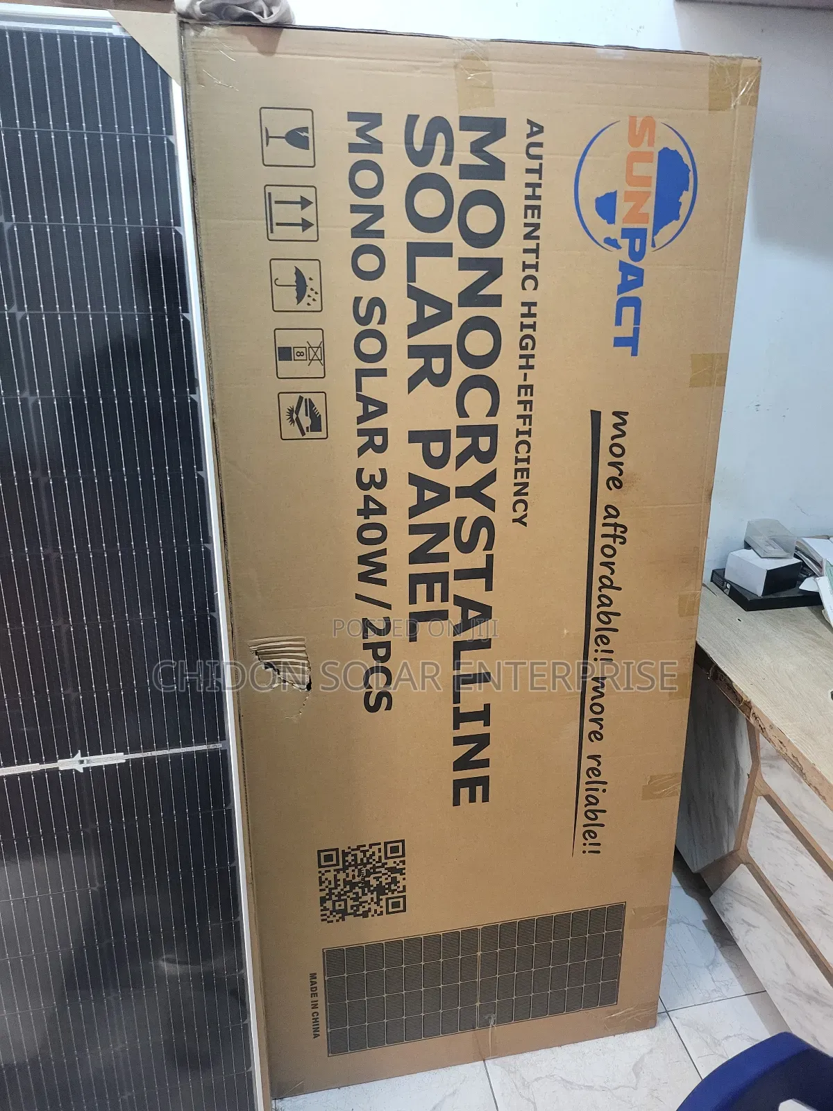 340w Sunpack Mono Solar Panel