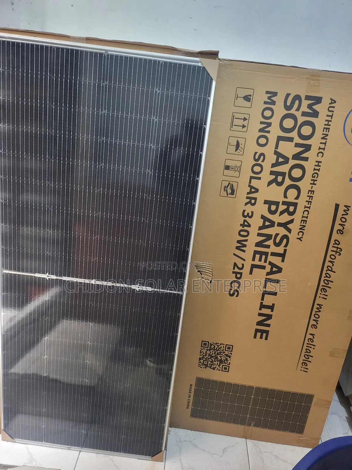 340w Sunpack Mono Solar Panel