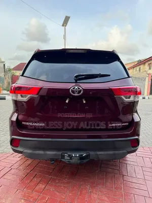 Toyota Highlander Limited V6 4x4 (3.5L 6cyl 6A) 2016 Burgundy