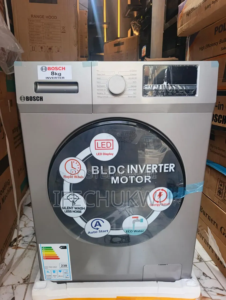 Bosch 8kg ( BLDC Inverter Motor) Automatic Washing Machine Front Load