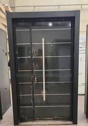 4ft Turkish Luxury Matte Black Finish With Horizontal Silver Inlays