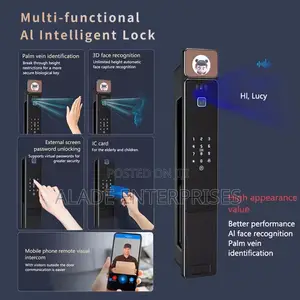 Latest Ai Intelligence Tuya Smart Security Lock With 3d Face