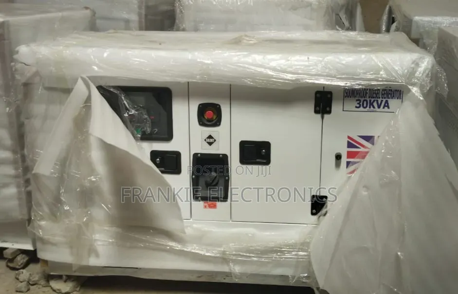 Perkins 30kva Silent Generator. 100% Copper Coil
