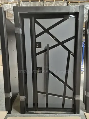 4ft Turkish Luxury Security Door With a Modern Geometric Design