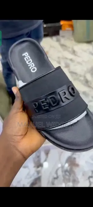 Pedro Leather Men's Slides – Premium Luxury (Fully Boxed)