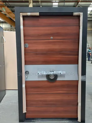 Turkish Security Door With an Anti-Burglary