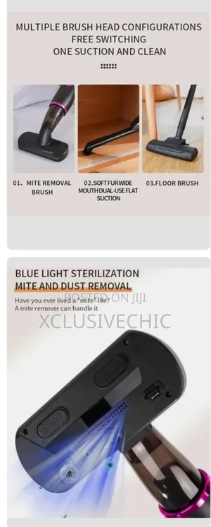 3 in 1 Rechargeable Vaccum Cleaner