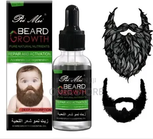 Pure Natural Beard Growth Oil - Accelerate Facial Hair Growth