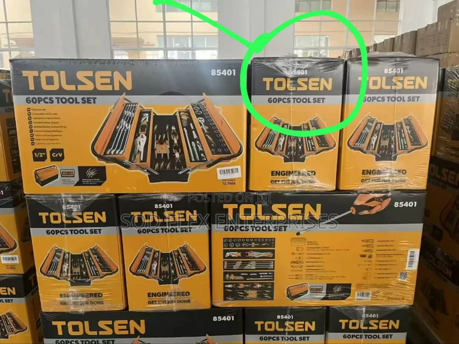60 Pieces Mechanical Engineering Set of Tools Box