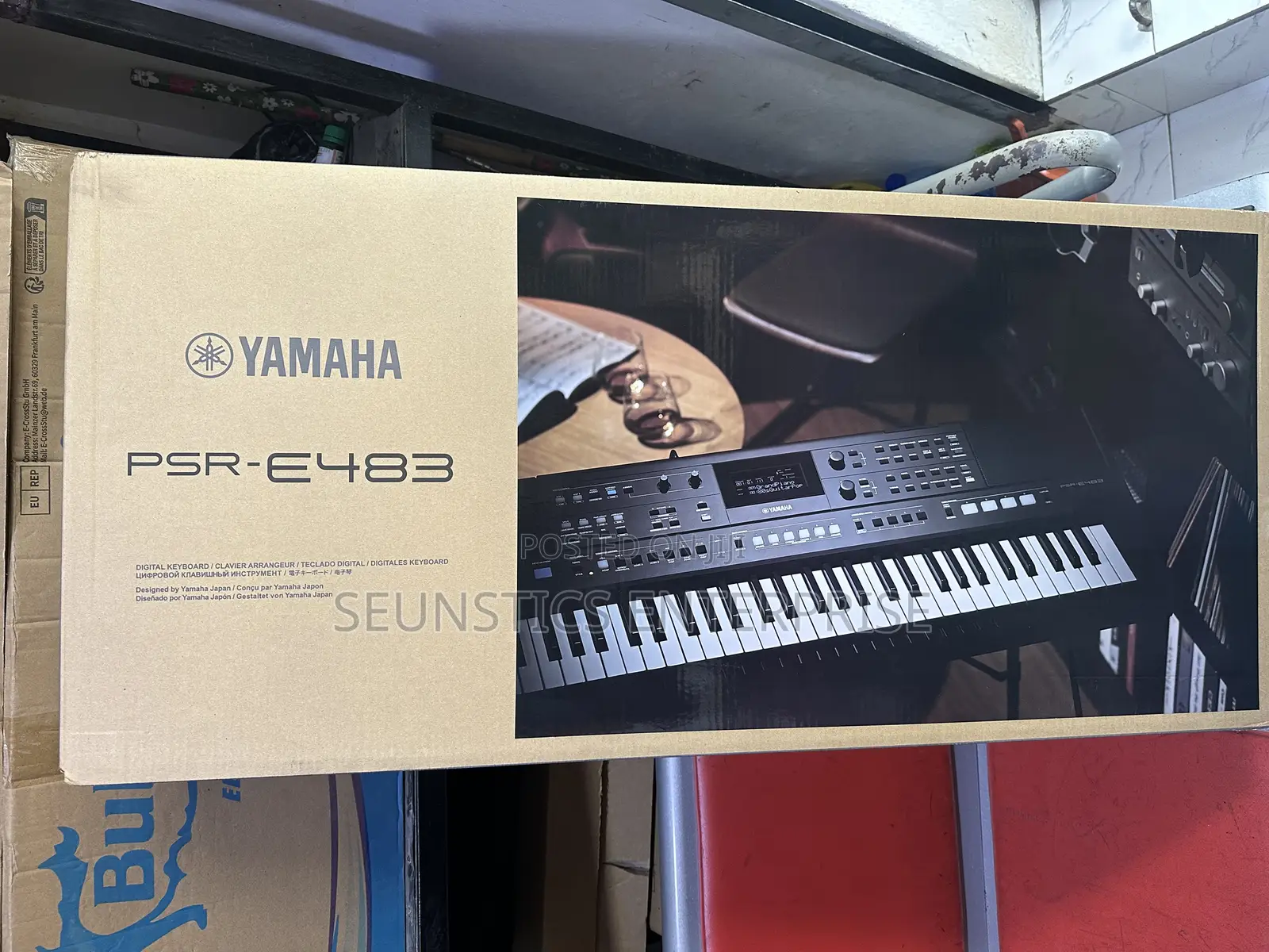 Original Yamaha PSR E483 Musical Keyboard/Piano