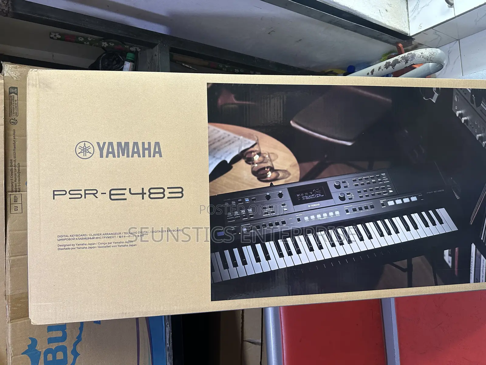 Original Yamaha PSR E483 Musical Keyboard/Piano