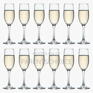 Champagne Flutes for Party - 6pcs Glass Cup
