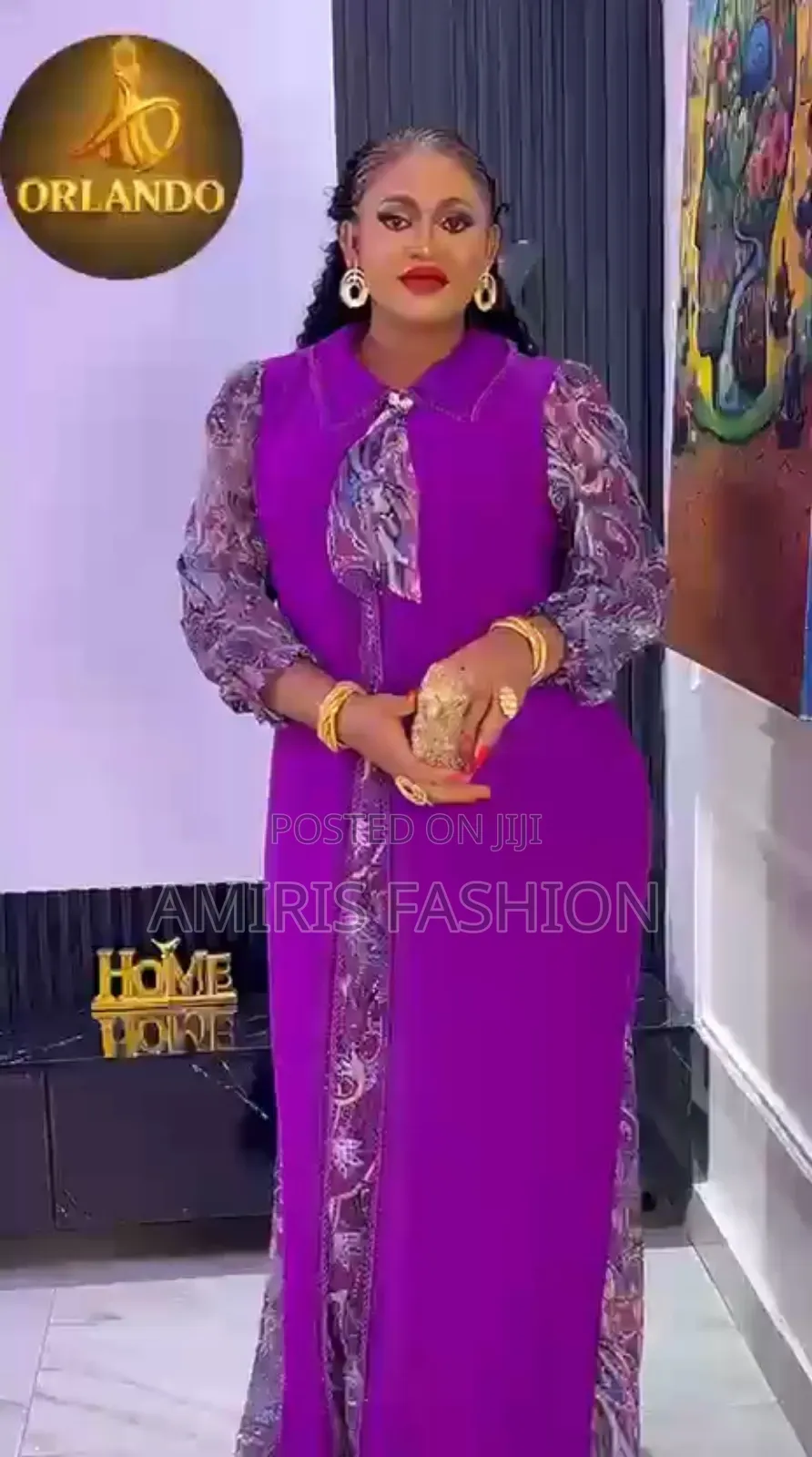 Quality Chiffon Turkey Gown