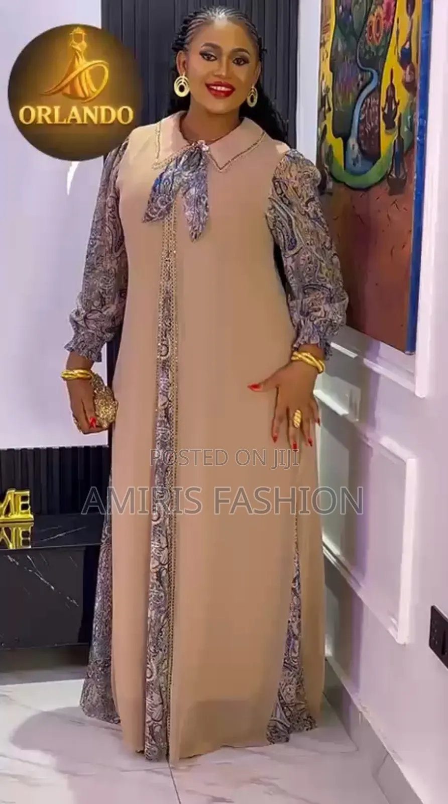Quality Chiffon Turkey Gown
