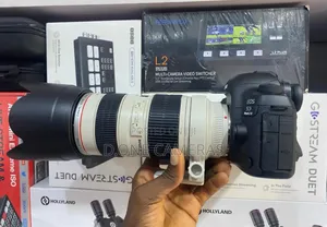 Canon 5d Mark Iv Full Frame Camera With 70-200mm F2.8 Lens (Open Box )